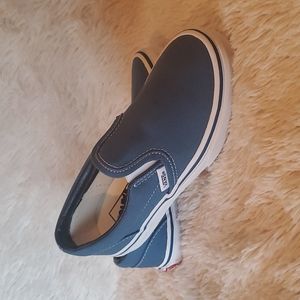 Boy's New Classic Slip On Van's, size 1